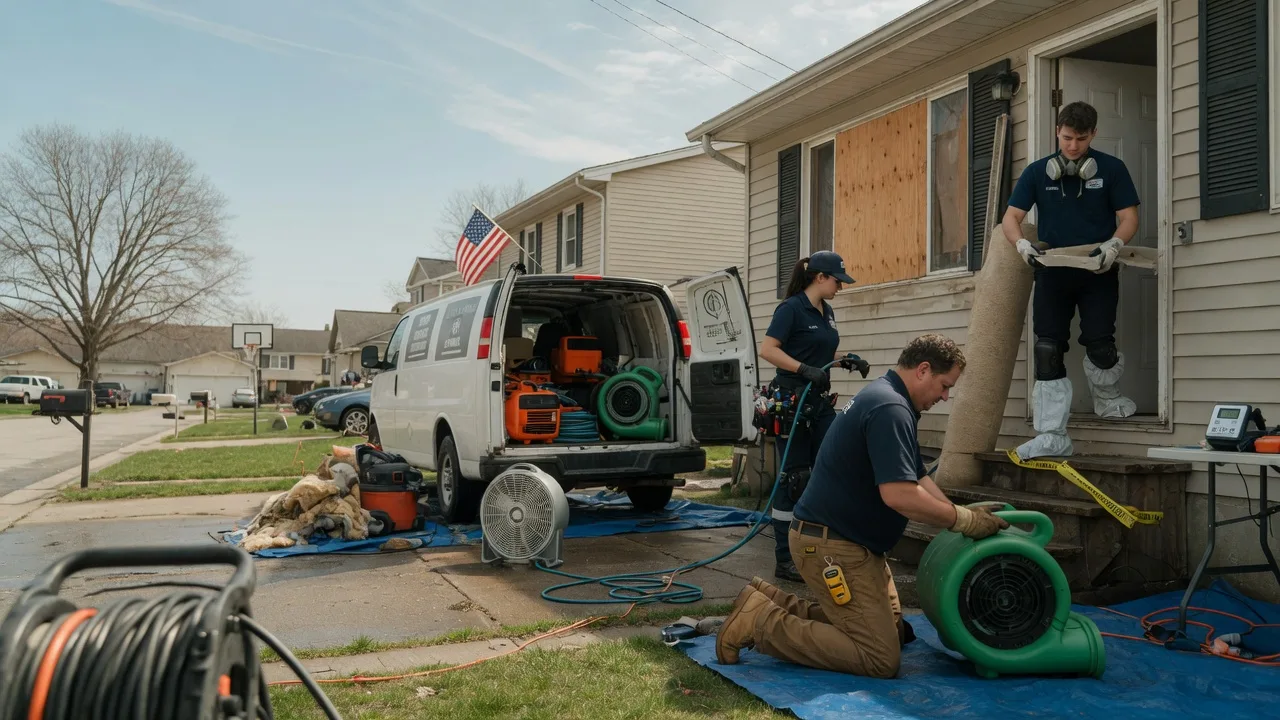 Water Damage Restoration in Amherst Junction, WI near me